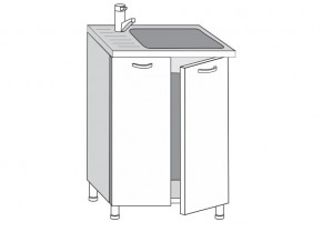 2.60.2м Шкаф-стол на 600мм под врезную мойку с 2-мя дверцами в Ишиме - ishim.магазин96.com | фото