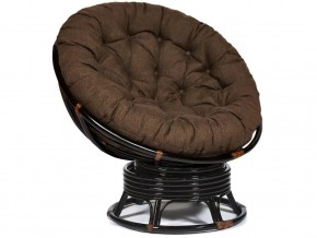 Кресло-качалка Papasan w 23/01 B с подушкой Antique brown, ткань Коричневый в Ишиме - ishim.магазин96.com | фото