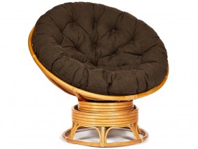 Кресло-качалка Papasan w 23/01 B с подушкой Honey, ткань Коричневый в Ишиме - ishim.магазин96.com | фото