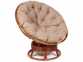 Кресло-качалка Papasan w 23/01 B с подушкой Pecan, экошерсть Коричневый в Ишиме - ishim.магазин96.com | фото