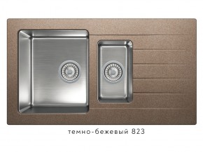 Мойка комбинированная Tolero twist TTS-890 Темно-бежевый 823 в Ишиме - ishim.магазин96.com | фото