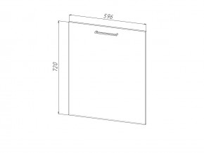 П 60 Комплект для посудомоечной машины 600 мм (цоколь + фасад) ЛДСП в Ишиме - ishim.магазин96.com | фото