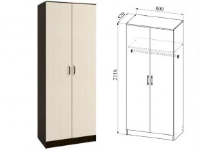 Шкаф 2 двери Ронда ШКР800.1 венге/дуб белфорт в Ишиме - ishim.магазин96.com | фото